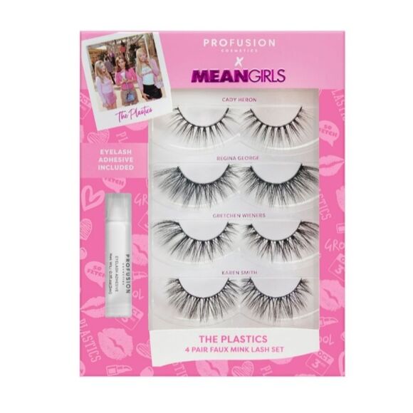 Profusion X Mean Girls The Plastics 4 Pair Faux Mink Lash Set - Picture 4 of 7